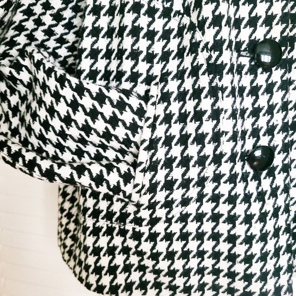 Grace Elements Houndstooth Wool Blend Jacket - Picture 2 of 3